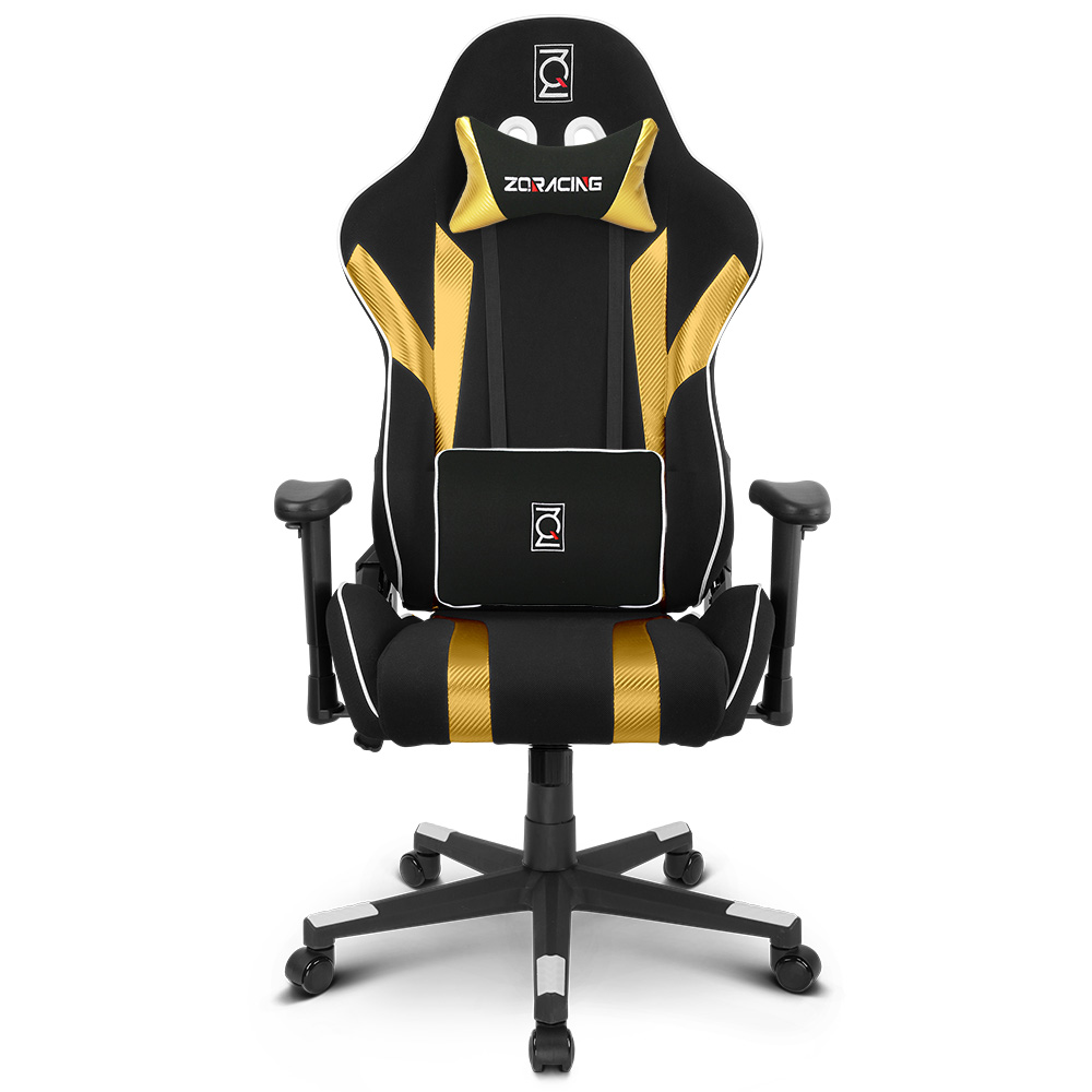ZQRacing Gamer Series Gaming Office Chair-Gold/Black [In Stock] | eBay