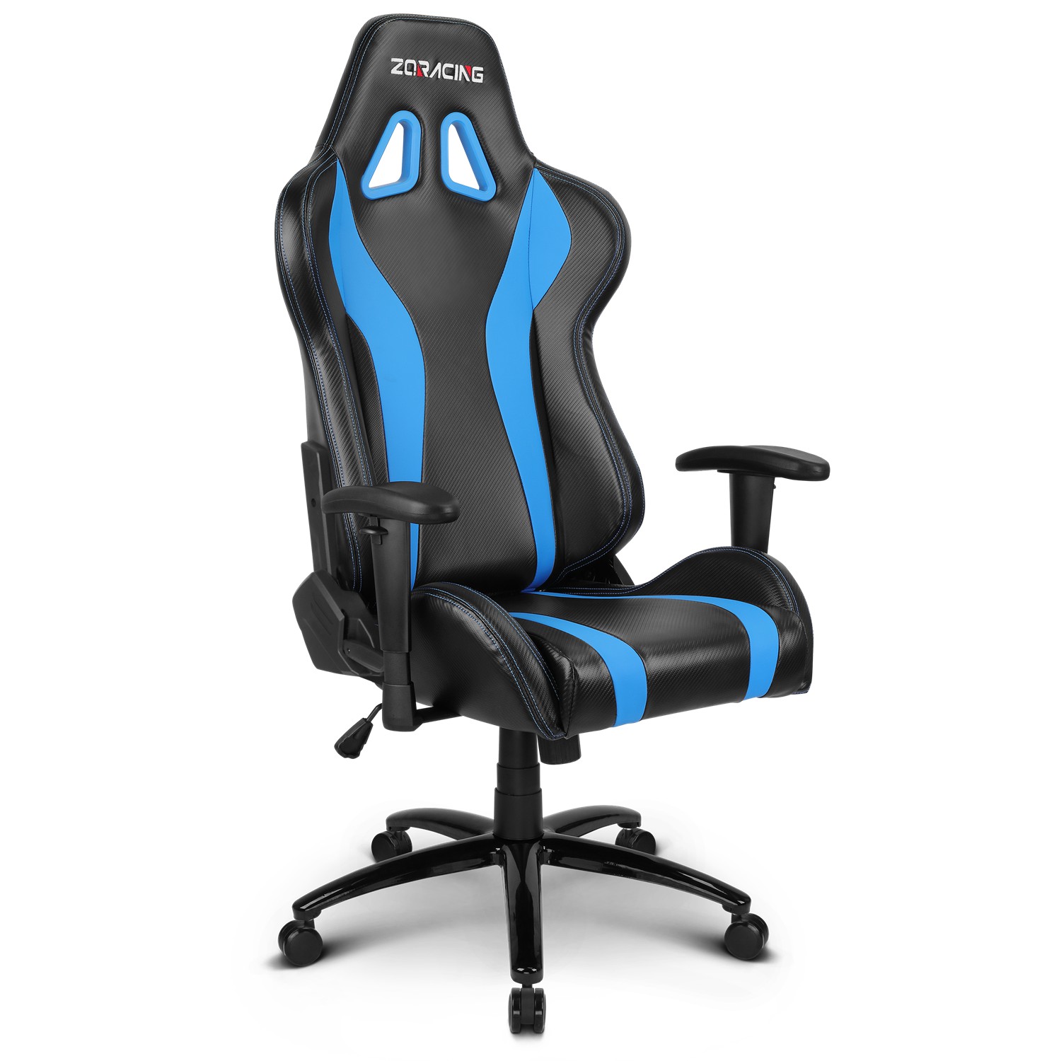 ZQRacing V6 Racer Series Gaming Office Chair Blue Black ZQRacing